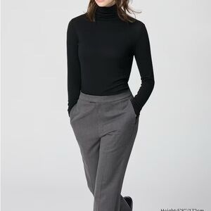 SET OF 2: Elegant Black and Gray Women's Pants HEATTECH UNIQLO